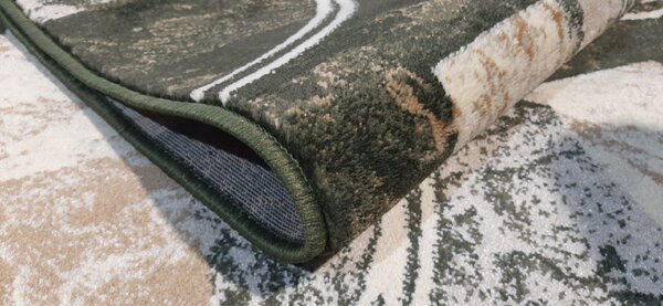 Covor Traversa Lotos 15001, Verde 60x300 cm, 1800 gr/mp