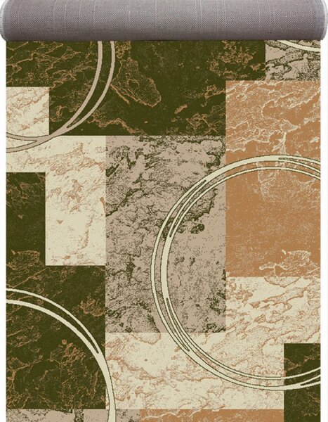 Covor Traversa Lotos 15001, Verde 60x300 cm, 1800 gr/mp