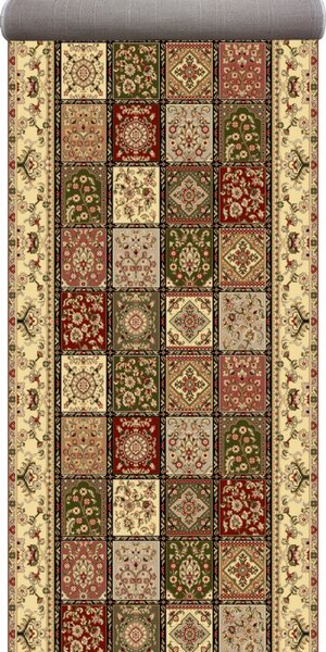 Covor Traversa Lotos Timbre, Bej 100x500 cm, 1800 gr/mp