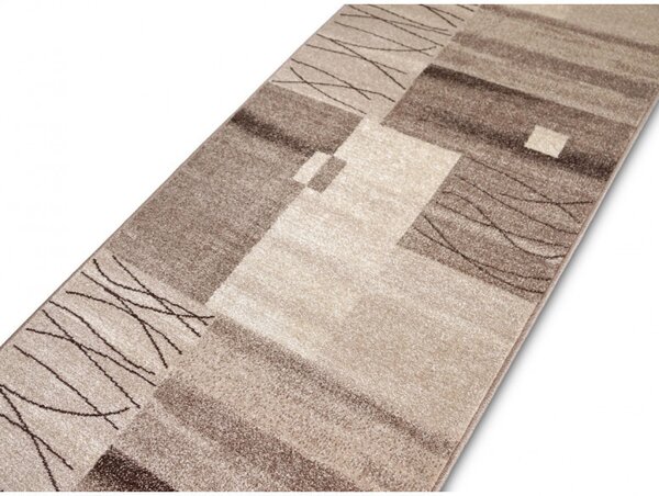 Covor Traversa Daffi 13068, Bej/Maro, 60x500 cm, 1700 gr/mp