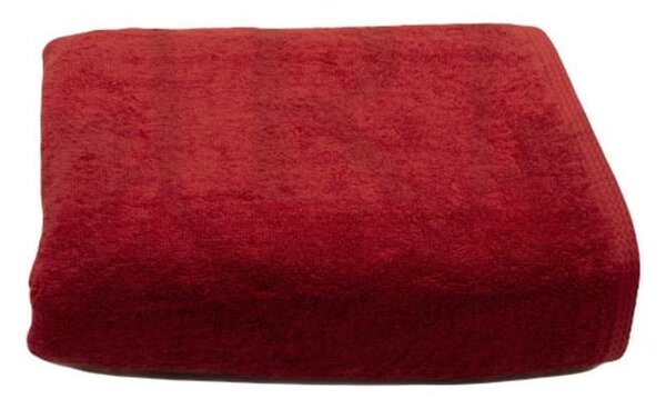 Set 2 Prosoape De Corp Bumbac 100%, 600 Gsm, 70x140 Cm, Rosu