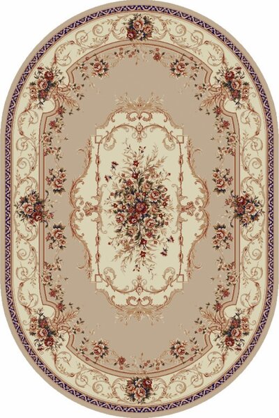 Covor Clasic Lotos, Bej / Crem, 60x110 cm
