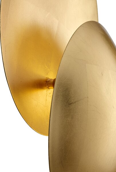 Lampă de perete modernă aurie 34,5 cm cu 2 lumini - Sunrise