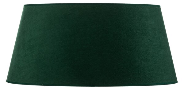 Duolla Abajur Cone înălțime 25,5 cm, verde închis/auriu, Verde, Țesătură / Textil