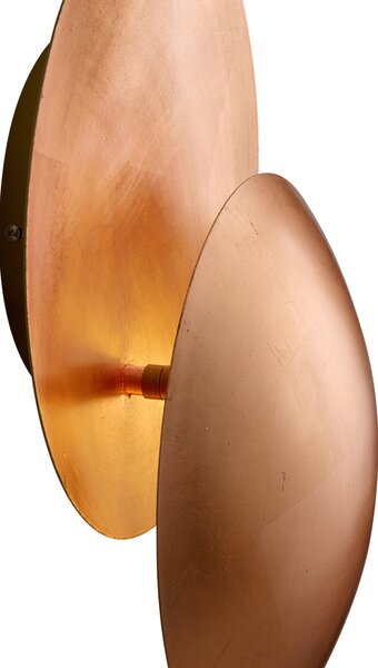 Lampă de perete modernă cupru 34,5 cm 2 lumini - Sunrise