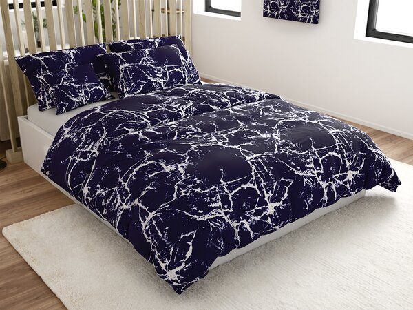 Lenjerie de pat din bumbac TEMPESTA violet Dimensiune lenjerie de pat: 70 x 90 cm | 140 x 200 cm