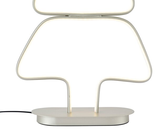 Lampă de masă de Crăciun din oțel, brad de Crăciun, inclusiv LED - Arbre