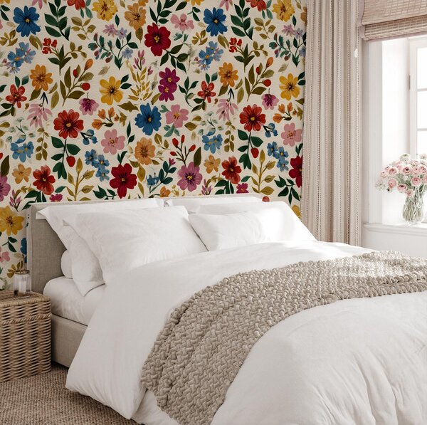 Fototapet - Flori multicolore (147x102 cm)