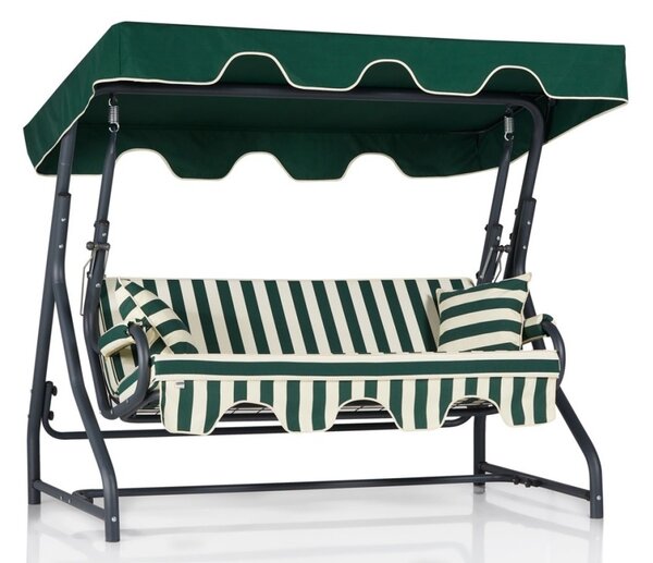 Balansoar cu 3 locuri Olea 8 Multicolor 200x165x110 cm