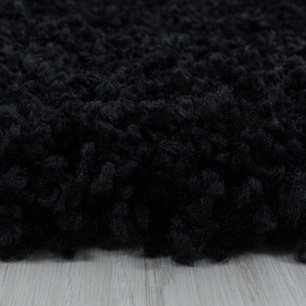 Covor Sydney Negru 160x160 cm