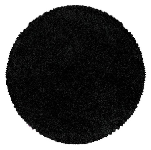 Covor Sydney Negru 160x160 cm