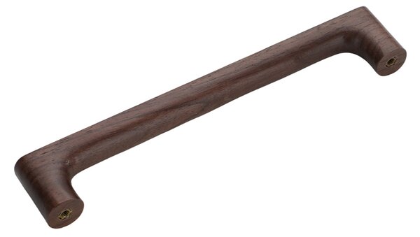 Maner din lemn pentru mobilier, model Skala, distanta dintre gauri = 96 | 160 | 256 mm, finisaj nuc