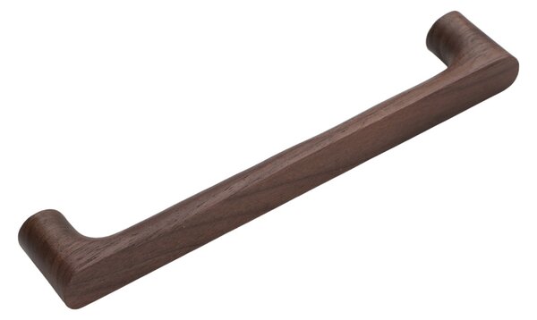 Maner din lemn pentru mobilier, model Skala, distanta dintre gauri = 96 | 160 | 256 mm, finisaj nuc