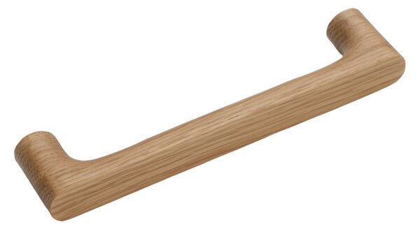 Maner din lemn pentru mobilier, model Skala, distanta dintre gauri = 96 | 160 | 256 mm, finisaj stejar natur