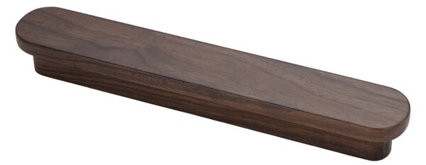 Maner din lemn pentru mobilier, model Nemora, distanta dintre gauri = 96 | 160 | 2x224 | 3x320 mm, finisaj nuc