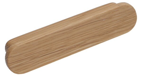 Maner din lemn pentru mobilier, model Nemora, distanta dintre gauri = 96 | 160 | 2x224 | 3x320 mm, finisaj stejar natur