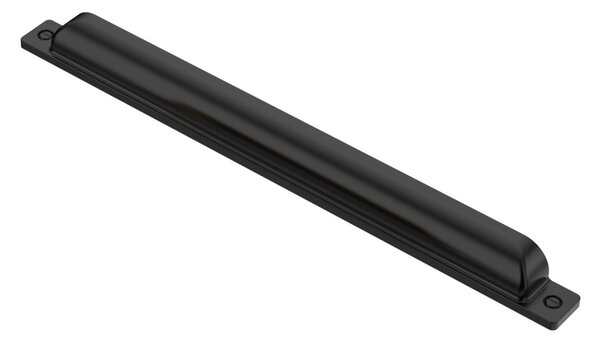 Maner metalic tip scoica pentru mobilier, model Galatea, distanta dintre gauri = 160 mm, finisaj auriu mat