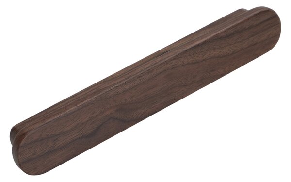 Maner din lemn pentru mobilier, model Nemora, distanta dintre gauri = 96 | 160 | 2x224 | 3x320 mm, finisaj nuc