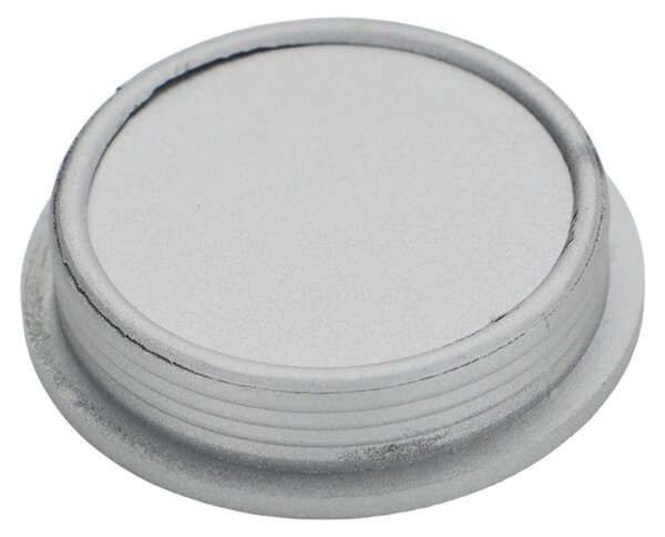 Maner metalic ingropat mobilier, model Mira, Ø 35 mm, finisaj aluminiu | crom lucios | negru mat