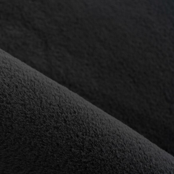 Covor Pouffy V1 Negru 120 x 120cm