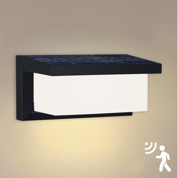 Aplică LED solară cu senzor Brilagi BRICKY LED/5W/6V IP65