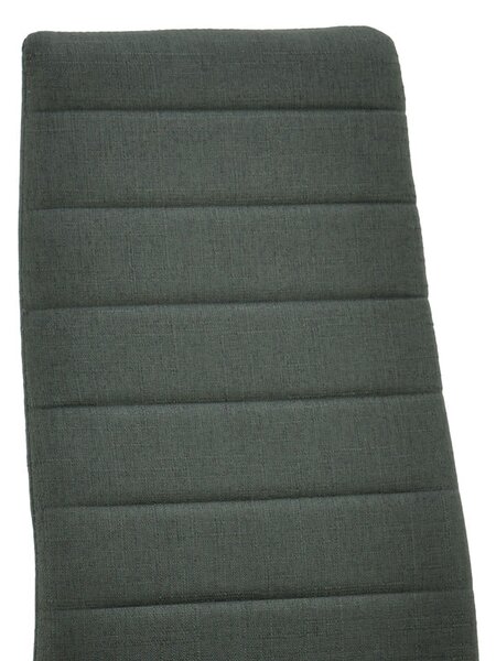 Scaun confort Parker Antracit & metal, Negru, 39x48x95 cm