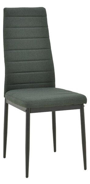 Scaun confort Parker Antracit & metal, Negru, 39x48x95 cm