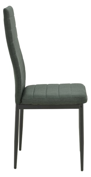 Scaun confort Parker Antracit & metal, Negru, 39x48x95 cm
