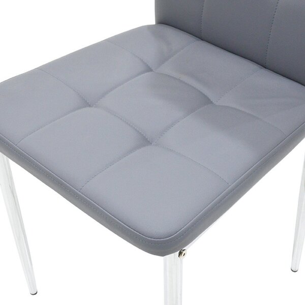 Scaun Model Cube, Gri, 41x46x97 cm