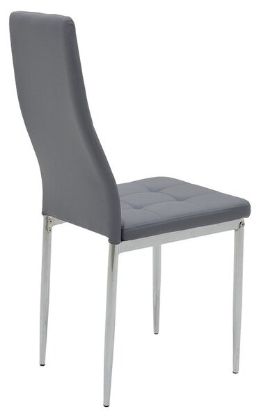 Scaun Model Cube, Gri, 41x46x97 cm