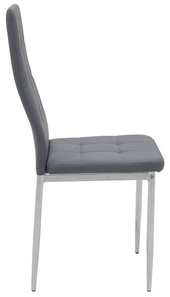 Scaun Model Cube, Gri, 41x46x97 cm