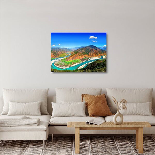 Tablou pe sticlă - Râul Yangtze (70x50 cm)