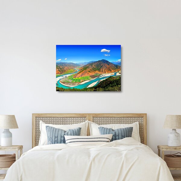Tablou pe sticlă - Râul Yangtze (70x50 cm)
