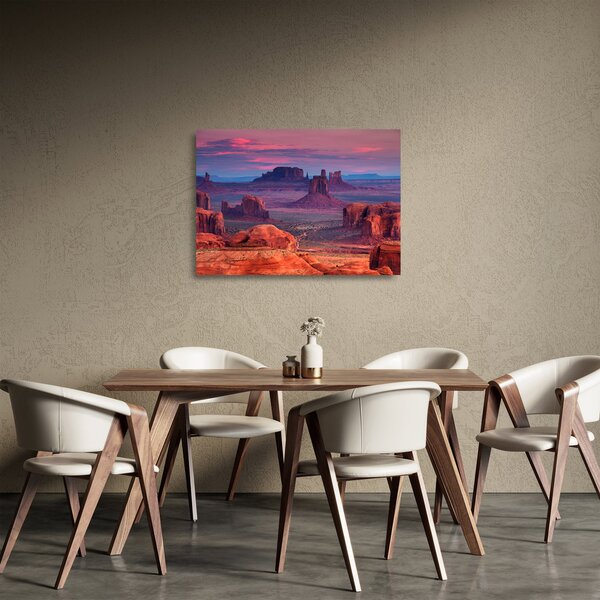 Tablou pe sticlă - Hunts Mesa (70x50 cm)
