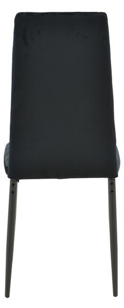 Scaun Model Parker, Negru, 42x48x98 cm