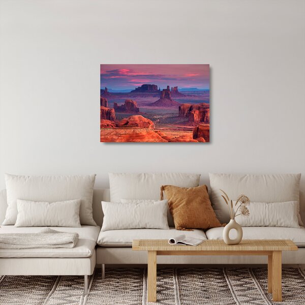 Tablou pe sticlă - Hunts Mesa (70x50 cm)