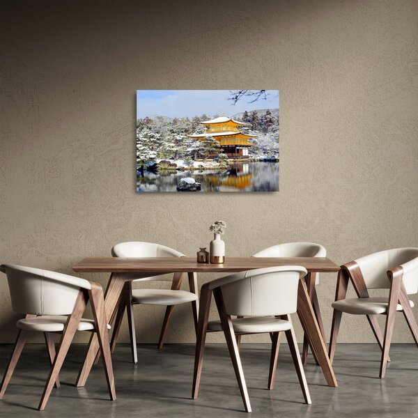Tablou pe sticlă - Kinkakuji, Japonia (70x50 cm)