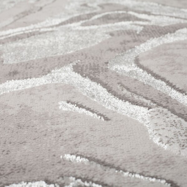 Covor Marbled Argintiu 120X170 cm, Flair Rugs