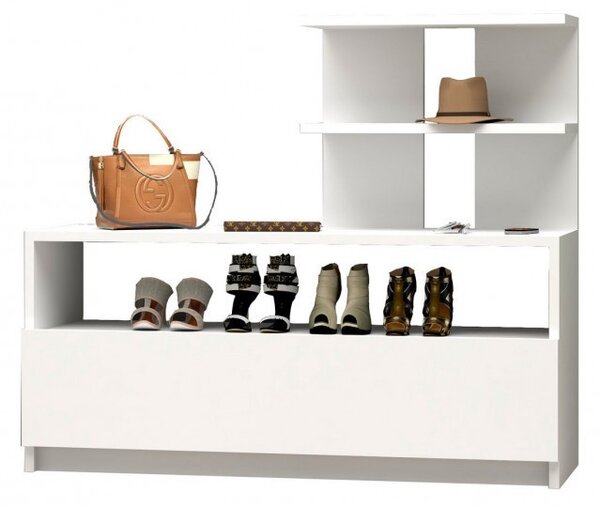 Dulap Pantofi Model Zahra, Alb