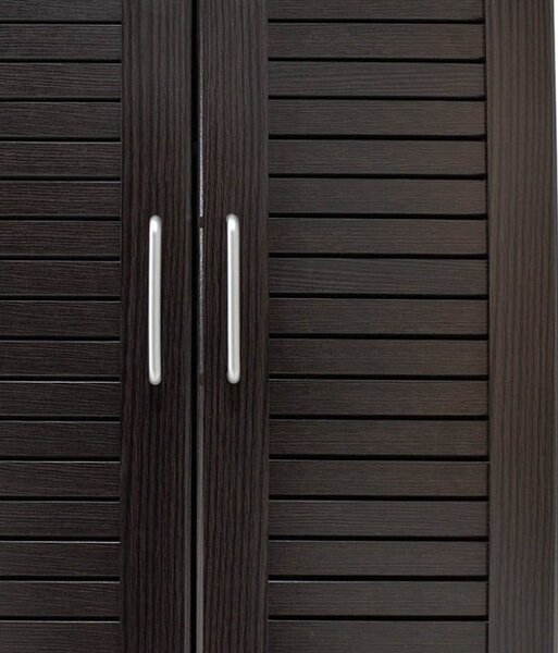 Dulap Pantofi Model Lilith, Wenge, 60x37x183 cm