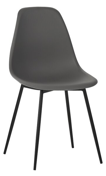 Scaun Model Ballen, Antracit, 41.5x53x84.5 cm