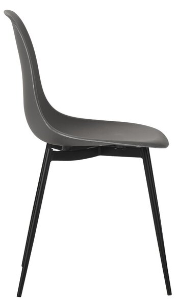 Scaun Model Ballen, Antracit, 41.5x53x84.5 cm