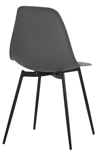 Scaun Model Ballen, Antracit, 41.5x53x84.5 cm