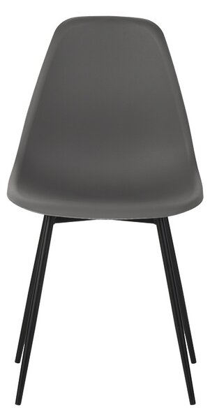 Scaun Model Ballen, Antracit, 41.5x53x84.5 cm