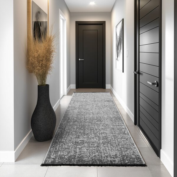 Covor traversa Space Gri, 80 x 250 cm