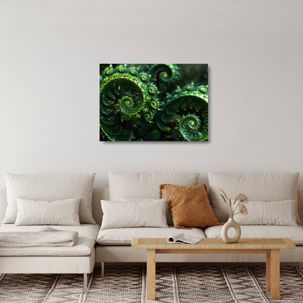 Tablou pe sticlă - Spirale (70x50 cm)