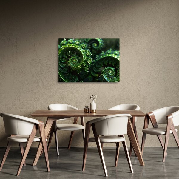 Tablou pe sticlă - Spirale (70x50 cm)