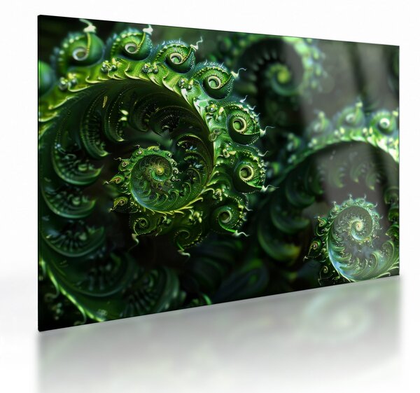 Tablou pe sticlă - Spirale (70x50 cm)