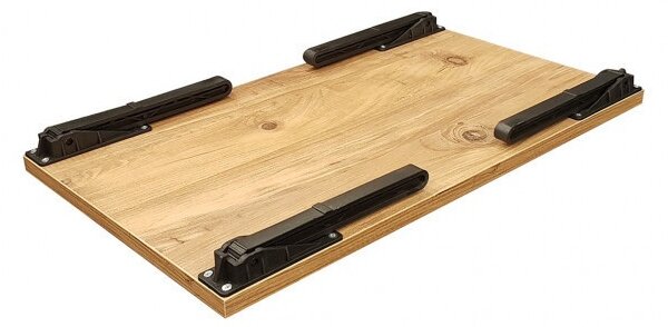 Masuta pentru Laptop Salvador, model Gusto, 60x24.5x35 cm, Pin atlantic/Negru