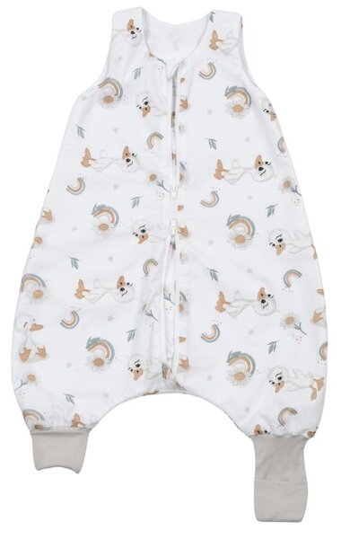 Sac de dormit de vara cu picioare 6-18 luni Kidizi Ducky 0.5 tog, mansete transformabile in soseta